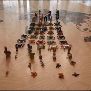 Tiny animal figurines